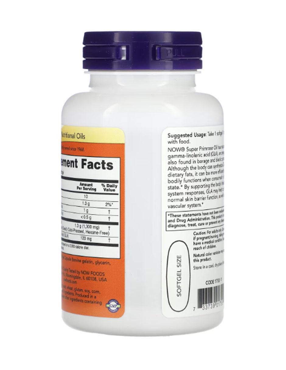 Super Primrose con vitaminas y minerales de 60 cápsulas 2