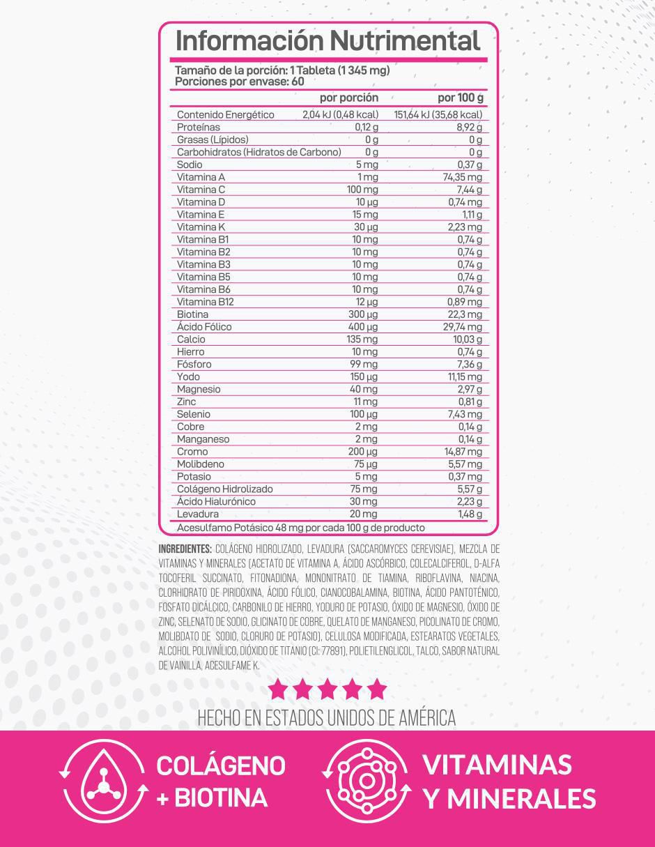 Women´s Multi Vitamin suplemento alimenticio tabletas para mujer 2