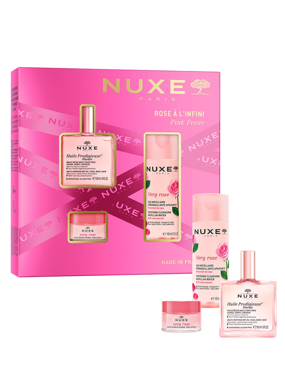 Kit tratamiento facial - Pink Fever Best Sellers hidratante Nuxe Kits Nuxe