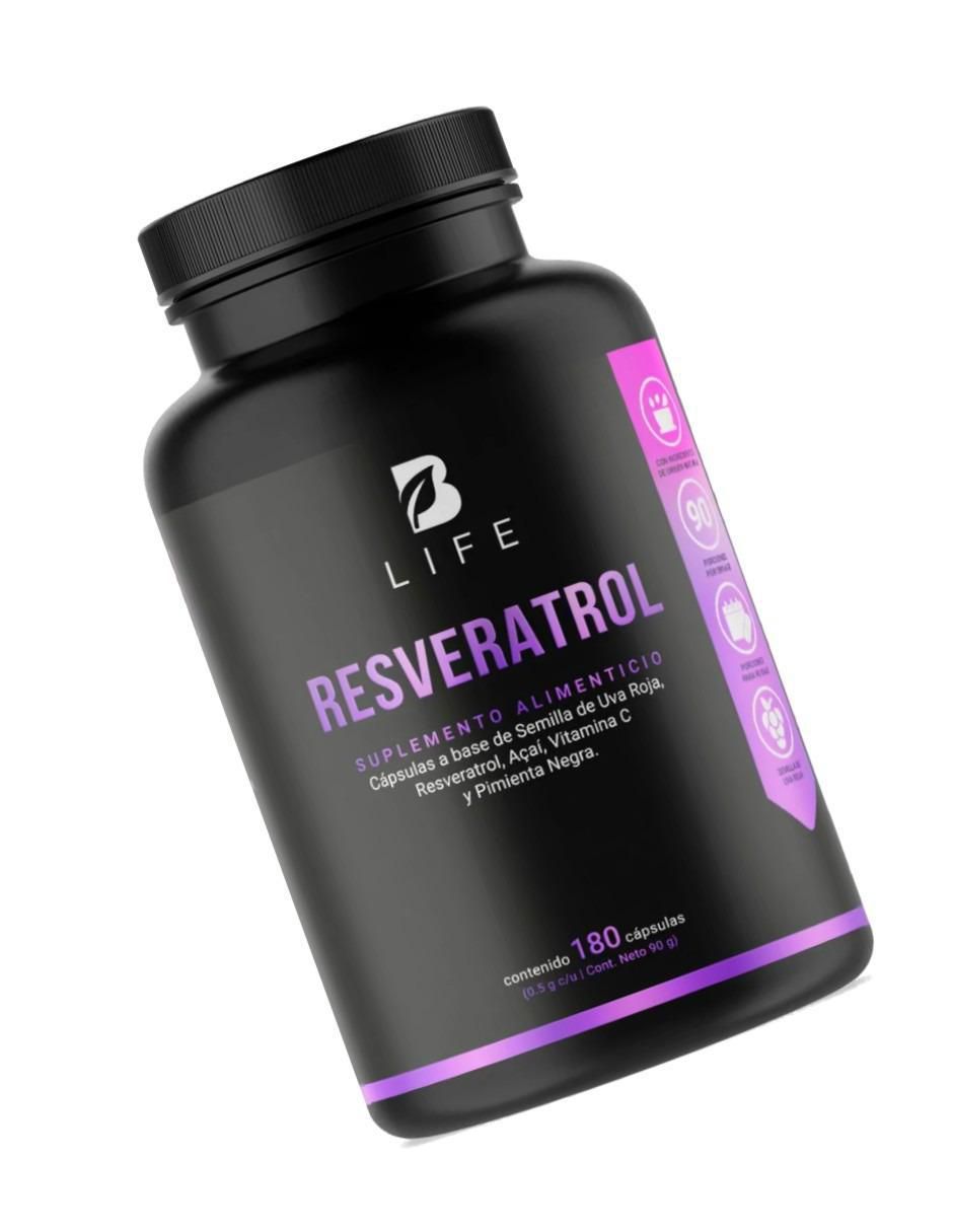 Suplemento Alimenticio De Resveratrol de 180 cápsulas 2