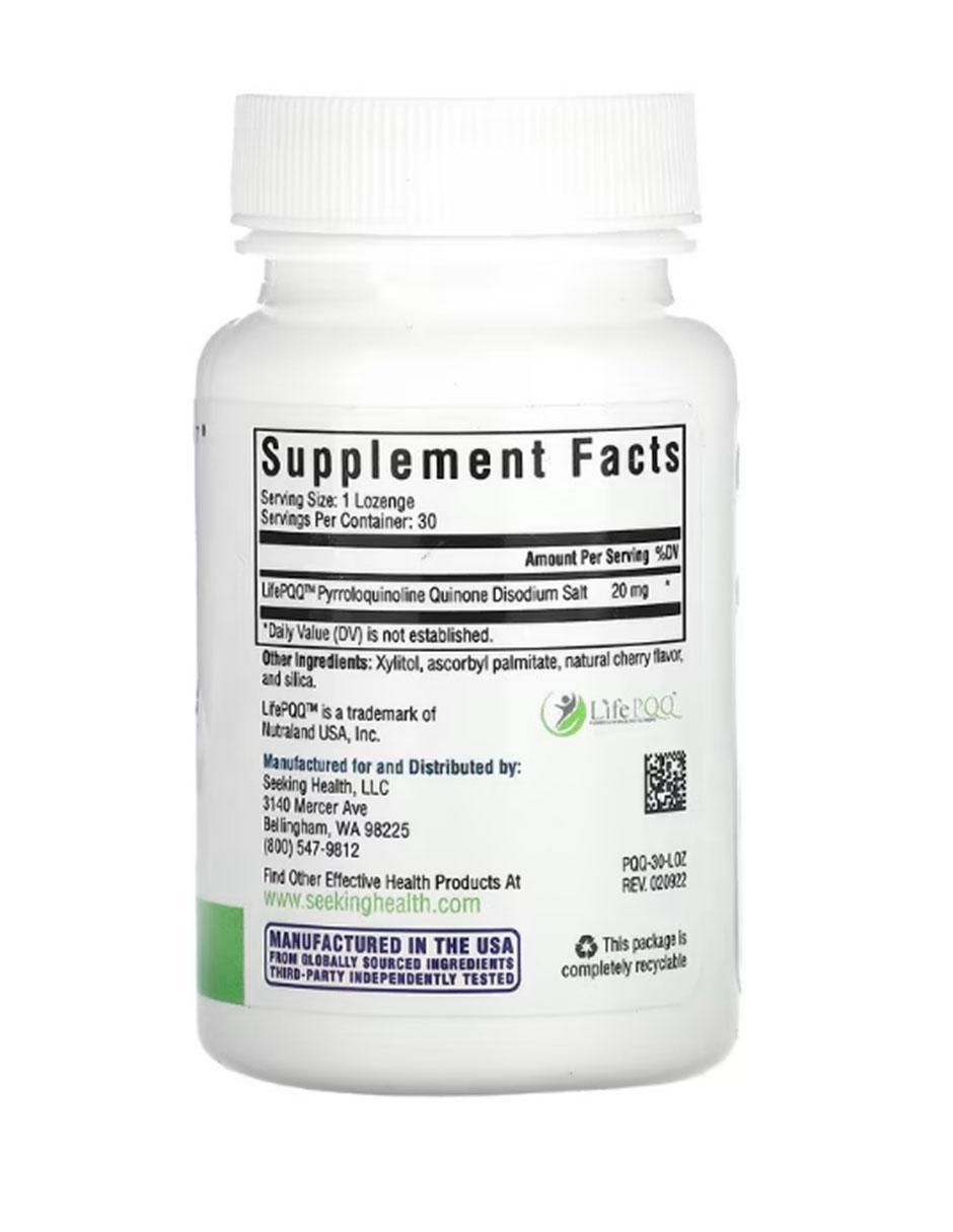 pqq lozenge con Vitaminas y minerales de 30 cápsulas 2