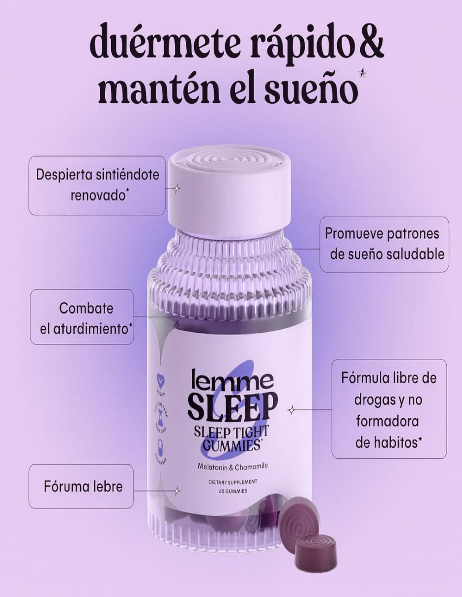 Gomitas para dormir con melatonina sabor berry de 60 gomitas 2