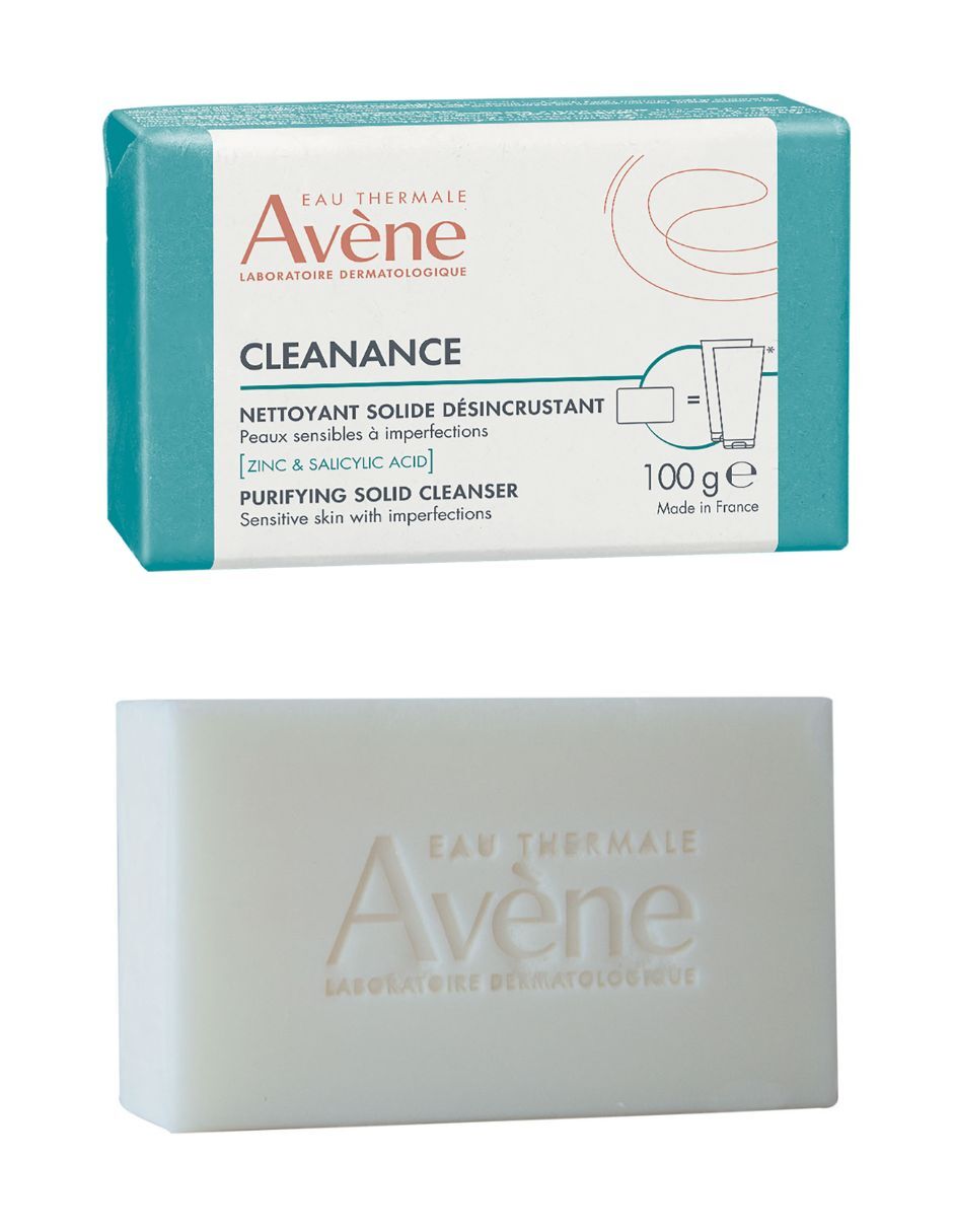 Limpiador facial Cleanance barra exfoliante facial sin jabón piel grasa 100 g para acné