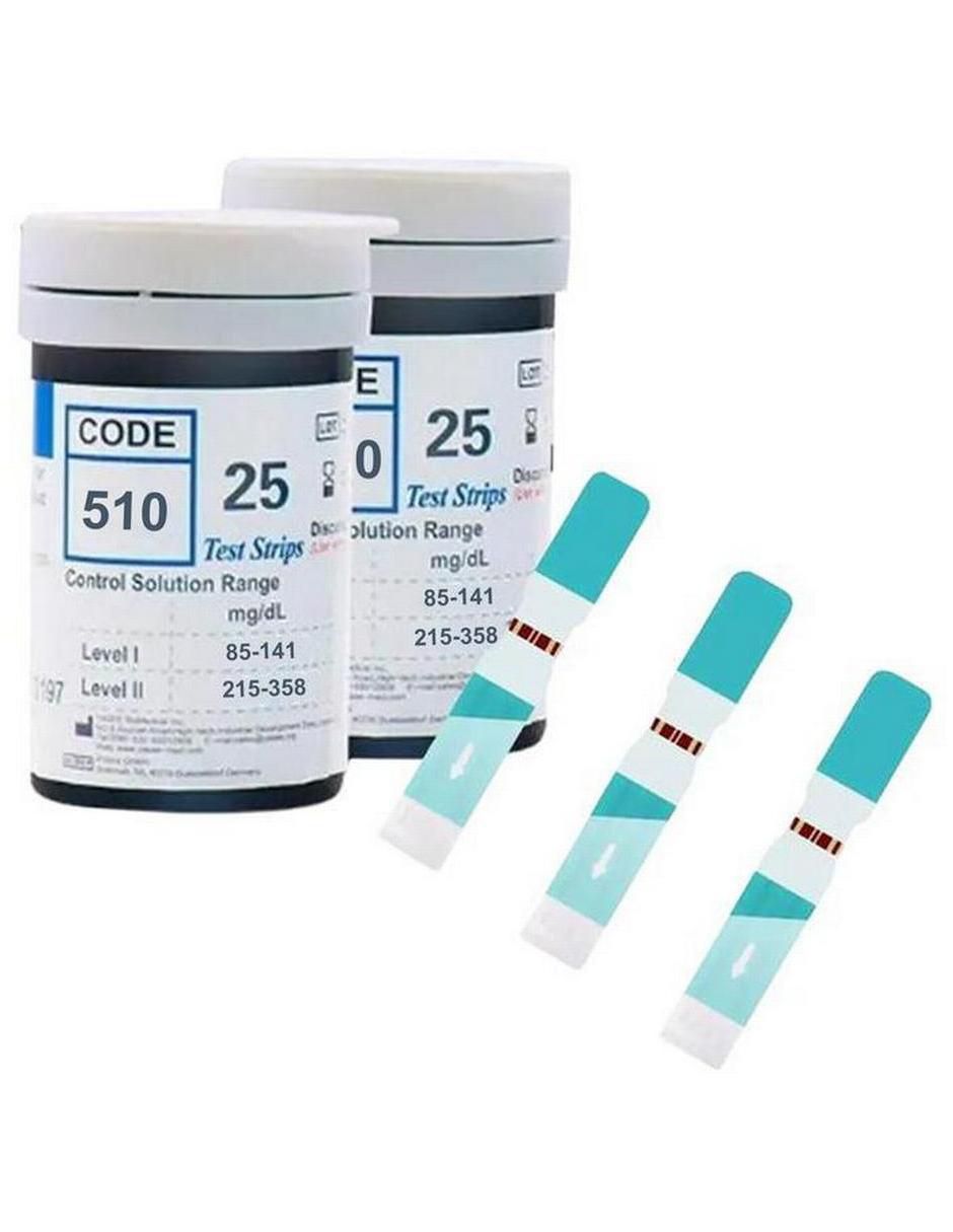 Tiras reactivas para glucosa 5