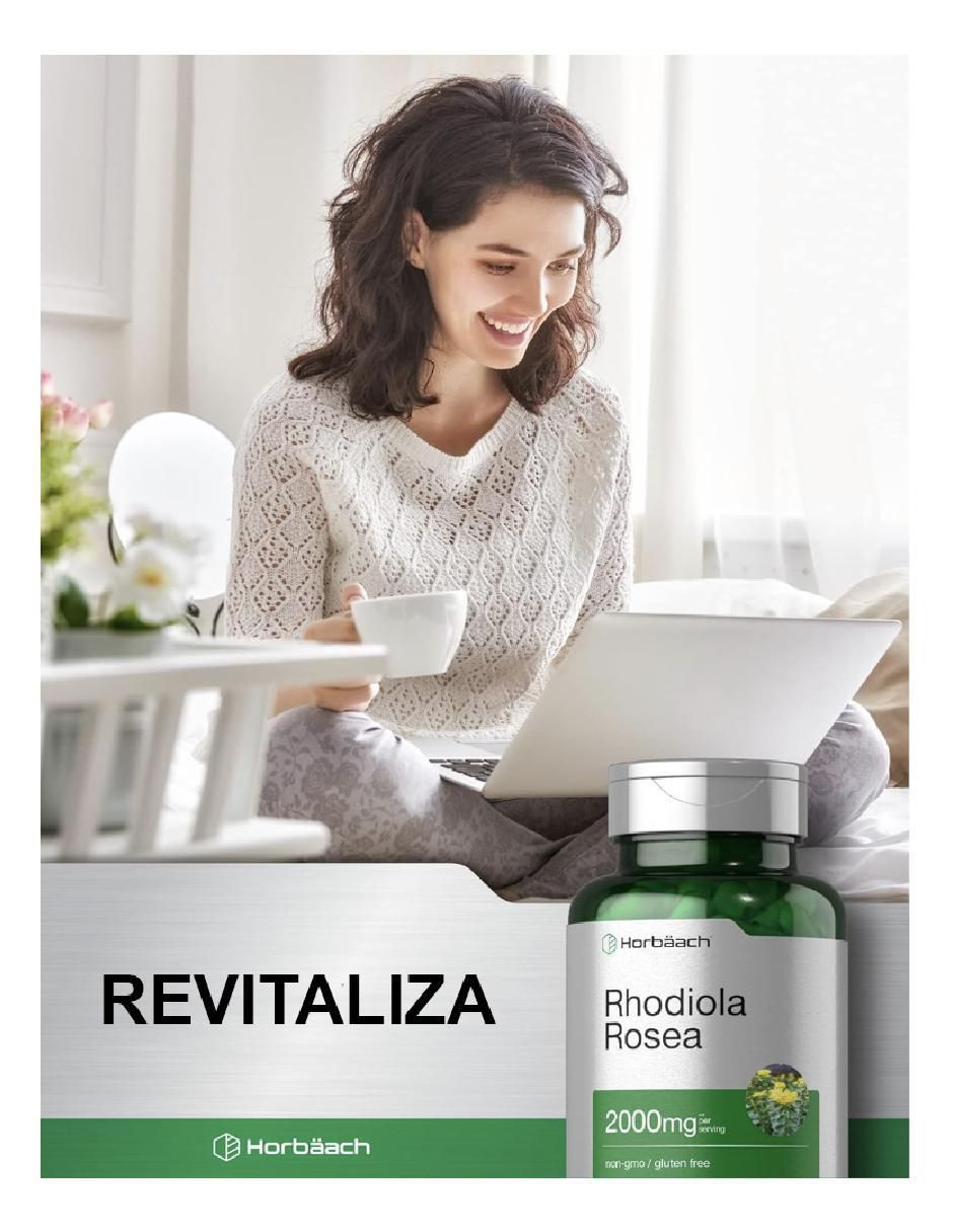 Rhodiola Rosea con Rhodiola Rosea de 180 cápsulas 5