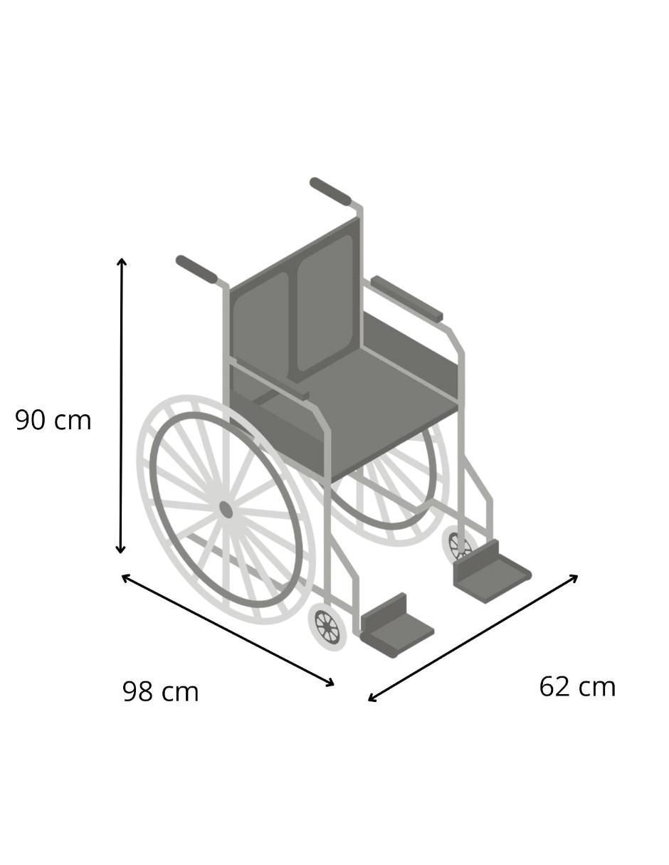 Silla de ruedas WXB18NEFDAP 7