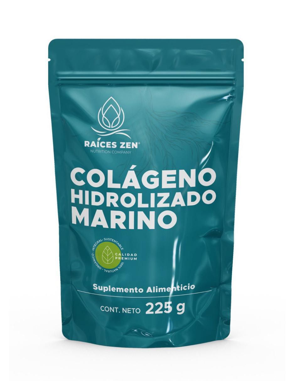 Colágeno Hidrolizado Marino Súper Premium Raices Zen 225 g de 225 g