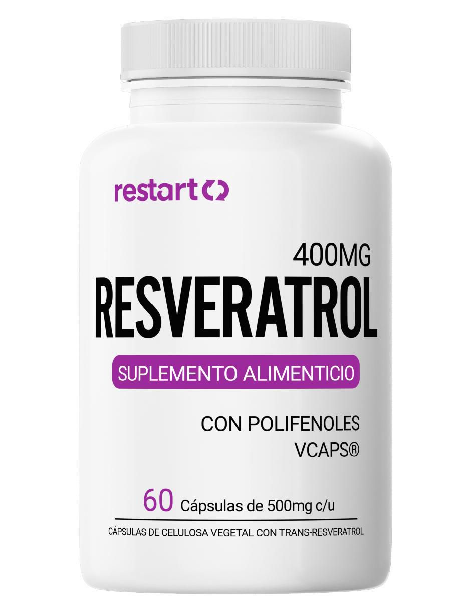 Resveratrol Trans 400 mg de 60 cápsulas Resveratrol Trans 400 mg de 60 cápsulas