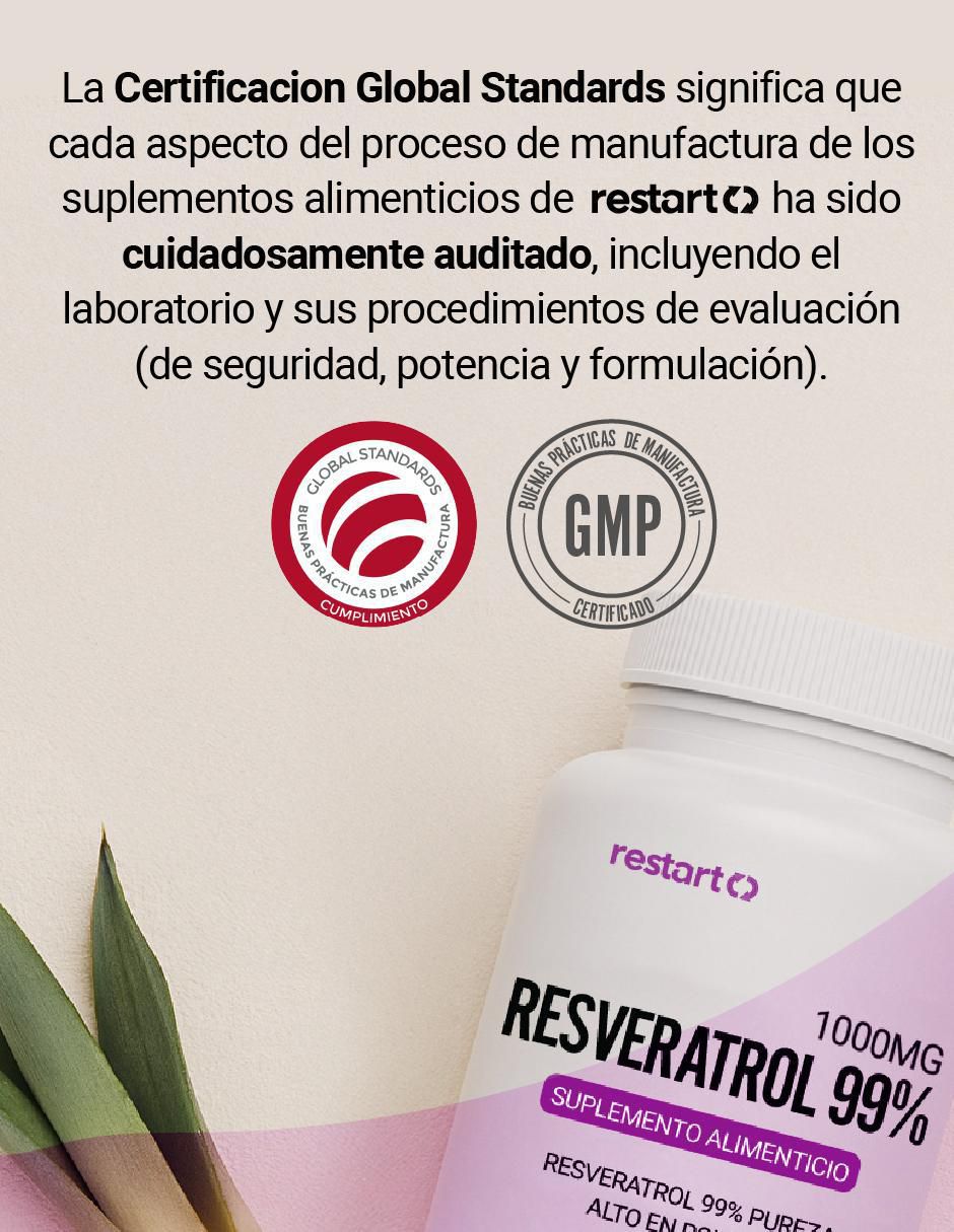 Resveratrol 99% 1000 mg de 60 cápsulas 3