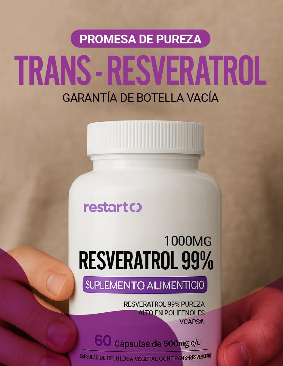 Resveratrol 99% 1000 mg de 60 cápsulas 6