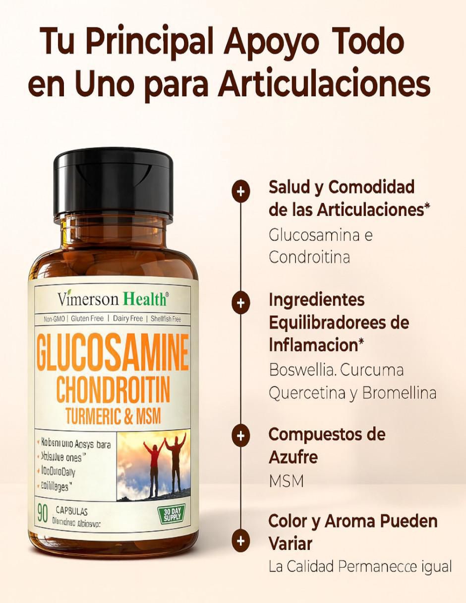 Glucosamine chomdroitin de 90 cápsulas 5