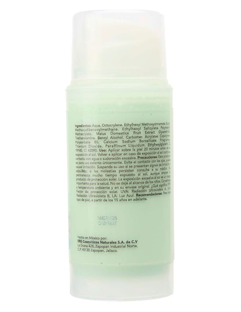 Protector solar FPS 50 Matificante Manzana Verde Love Your Skin 100 g 2