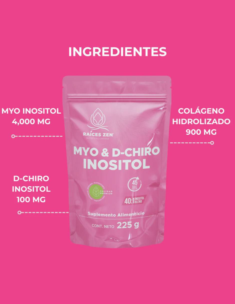 MyO & D. Chiro Inositol Súper Premiumum Raíces Zen de 225 g 4