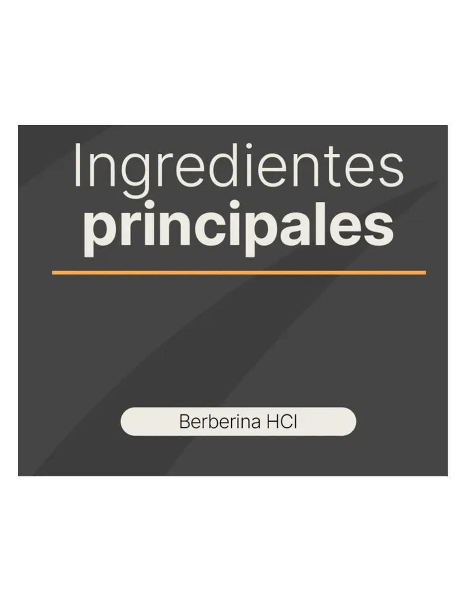 Berberina Pura Suplemento Alimenticio 180 cápsulas 3