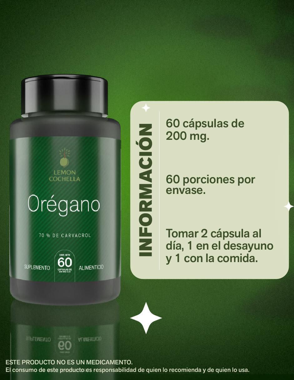 Orégano de 60 cápsulas 3