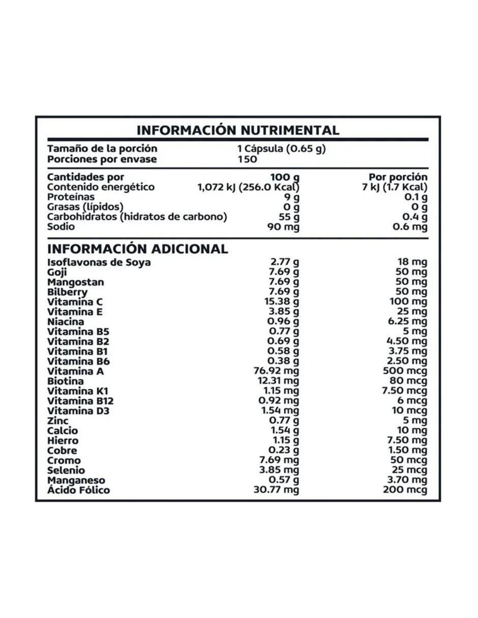Multivitamínico cápsulas para mujer 3