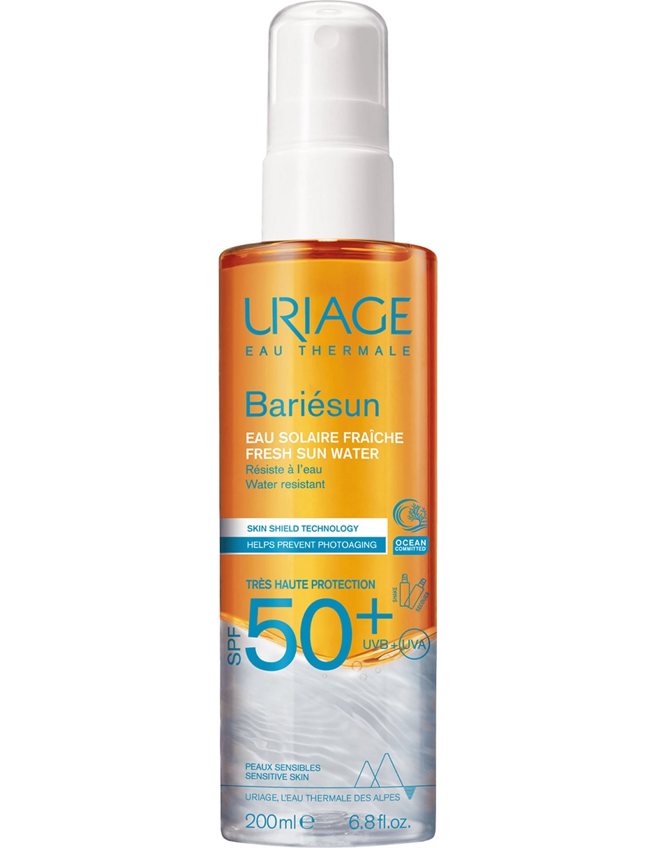 Protector solar Bariesun spf50+ agua solar 200ml