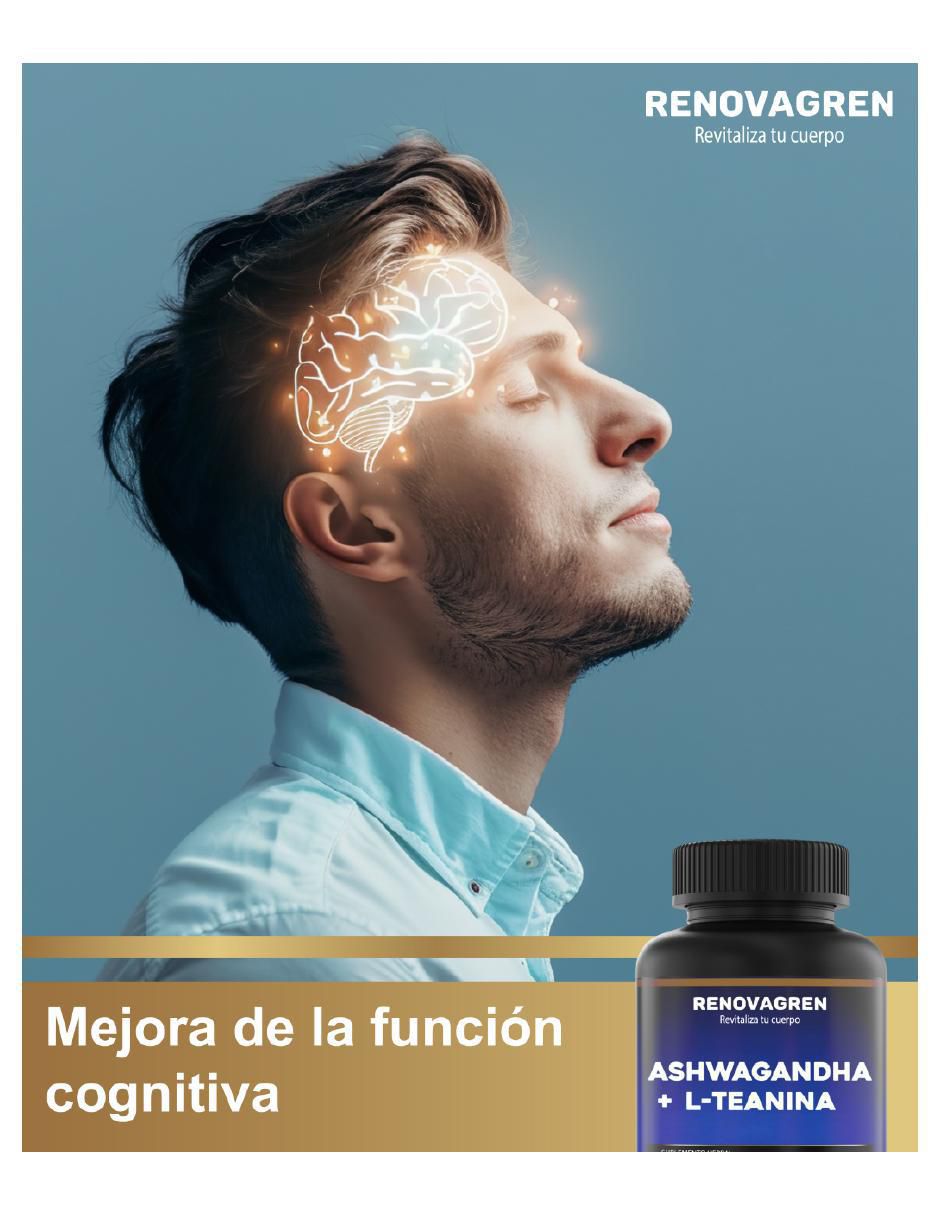 Ksm-66 ashwagandha + l-teanina 800mg de 60 tabletas 5