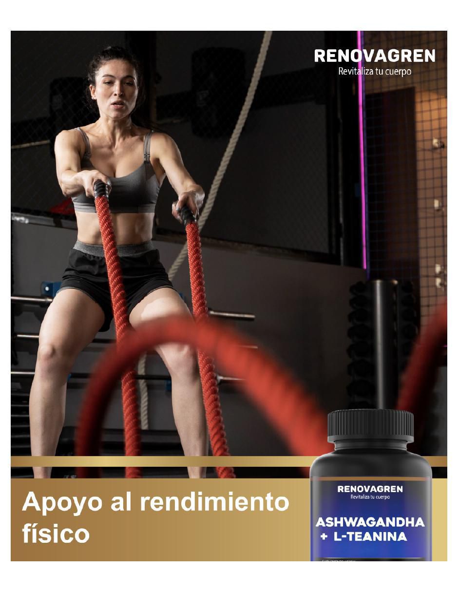 Ksm-66 ashwagandha + l-teanina 800mg de 60 tabletas 7