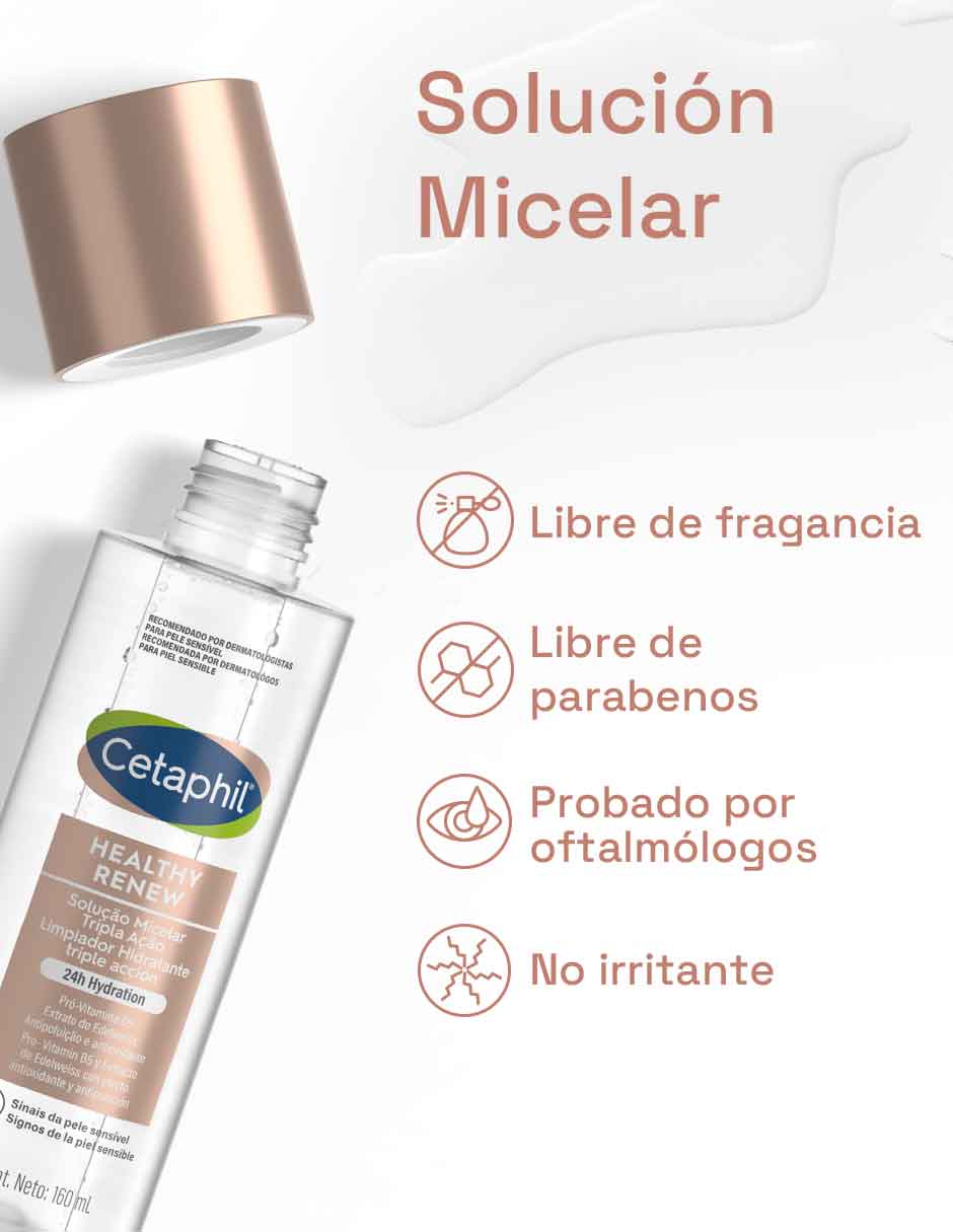 Desmaquillante Agua Micelar Hidratante Healthy Renew 11