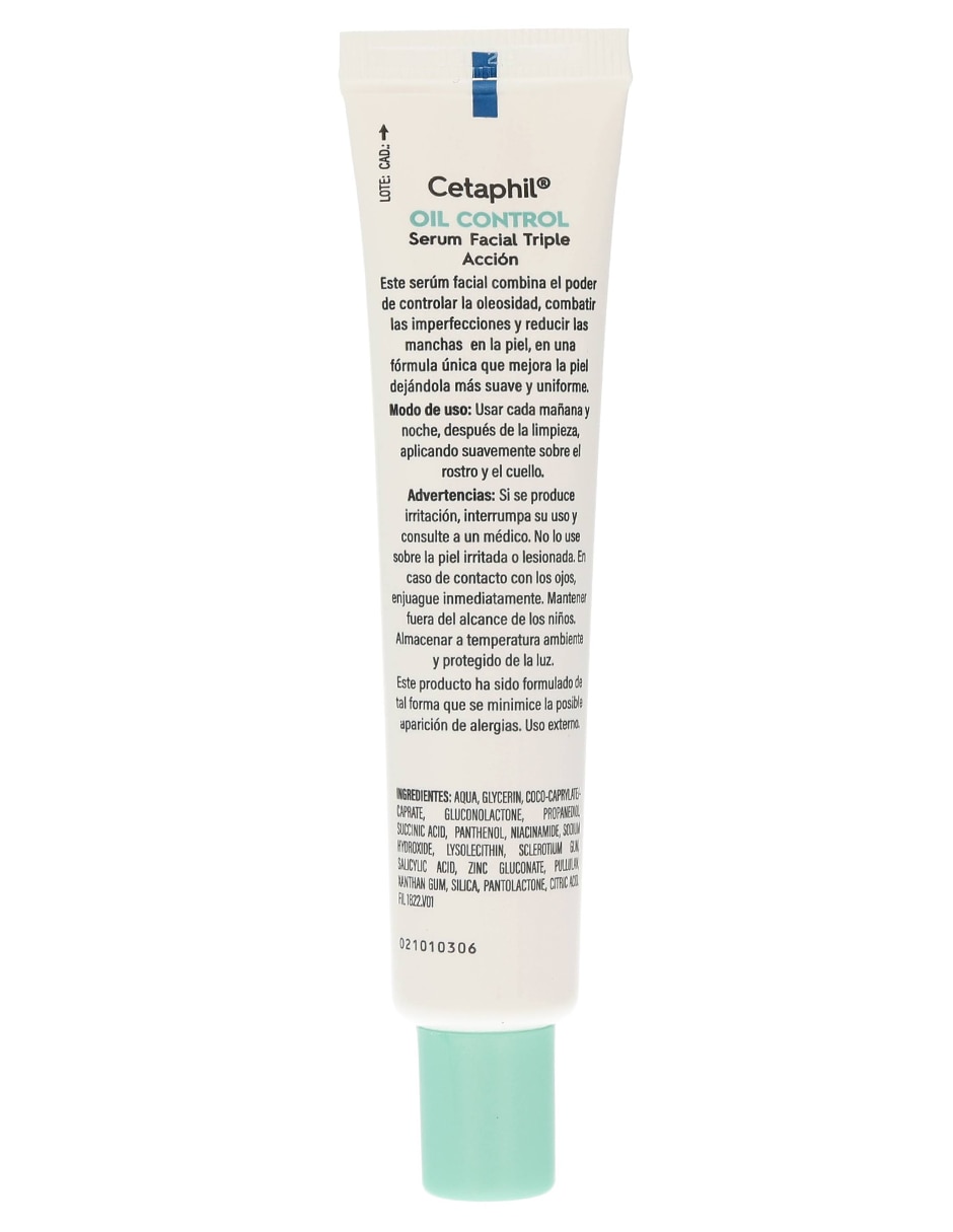 Sérum hidratante facial Oil control Hidratante Facial 30ml Cetaphil todo tipo de piel 5
