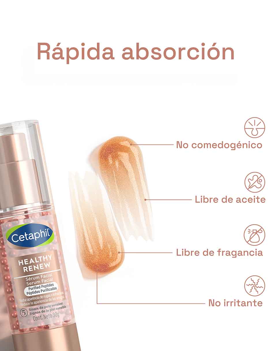 Sérum facial Serum Facial 30g Cetaphil Healthy Renew piel sensible 12
