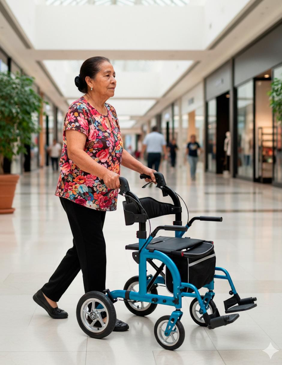 Silla de ruedas 2en1 3