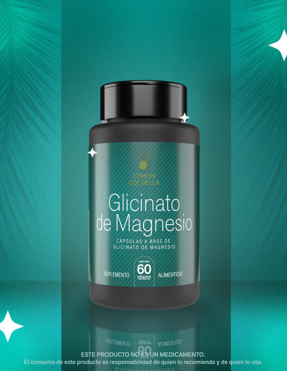 Glicinato de Magnesio de 60 cápsulas 2