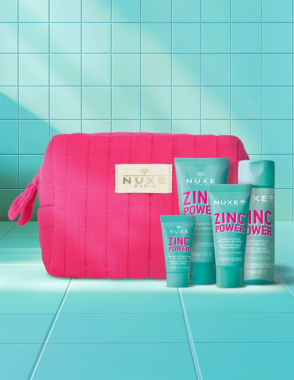Kit tratamiento facial - Zinc Power Travel Kit antiacné Nuxe Zinc Power