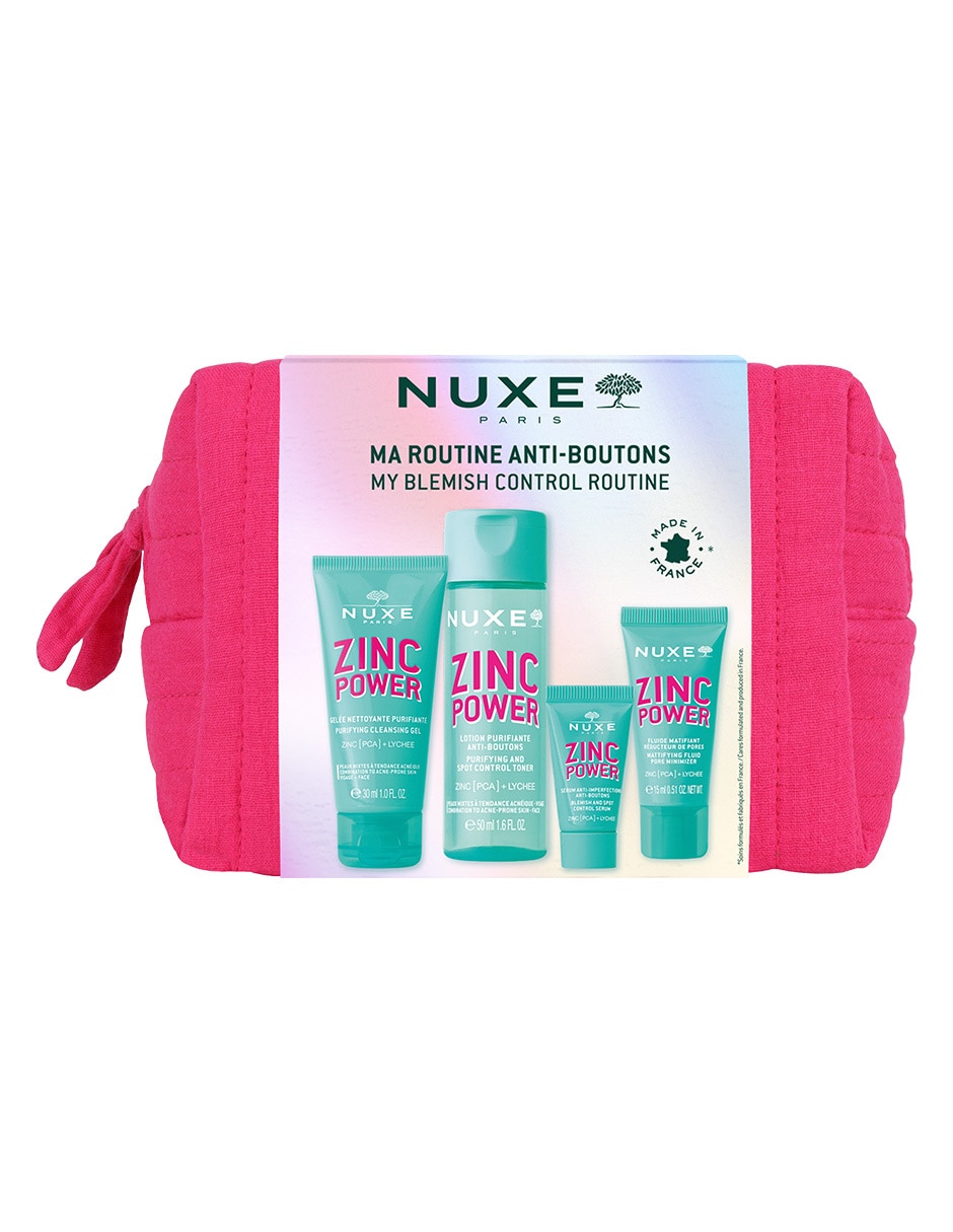Kit tratamiento facial - Zinc Power Travel Kit antiacné Nuxe Zinc Power 2