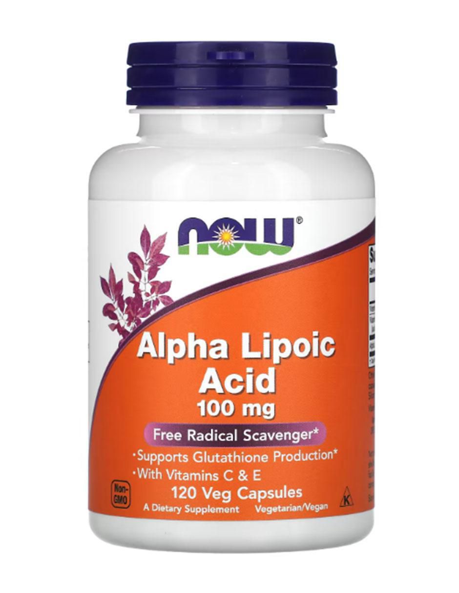 Ácido alfa lipoico de 120 cápsulas Ácido alfa lipoico de 120 cápsulas