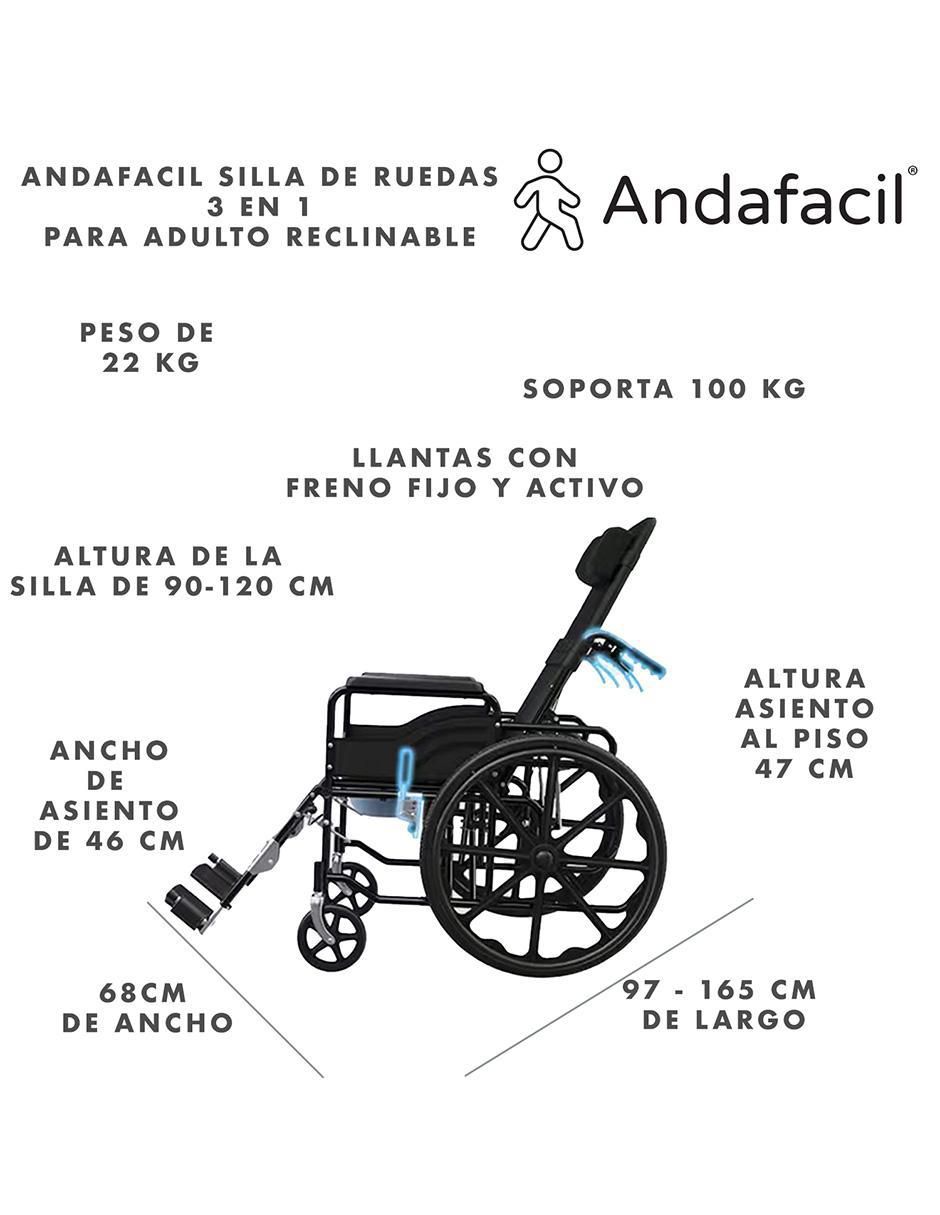 Silla de ruedas 3 en 1 2