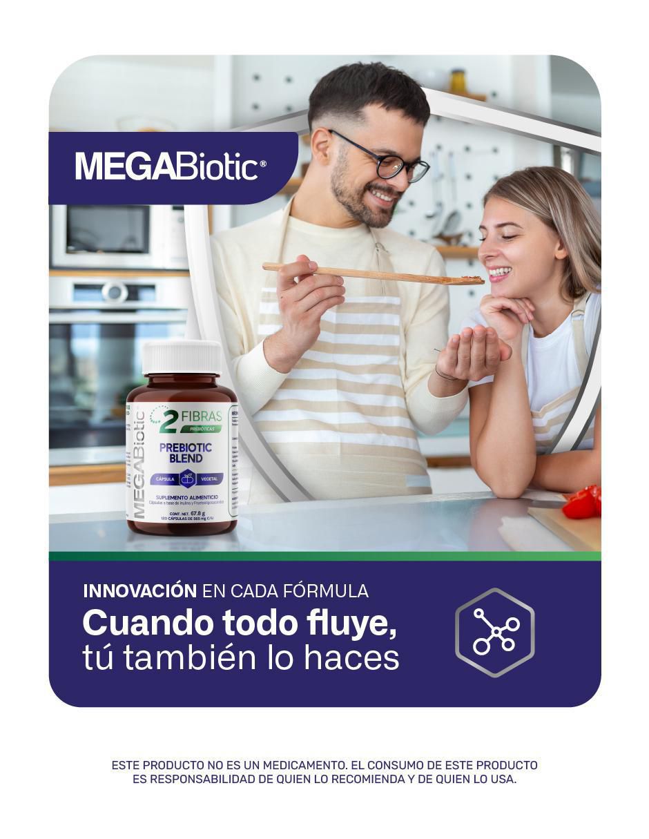 2 Fibras prebiotic blend con inulina (FOS) orgánica proveniente del agave azul de 120 cápsulas 8