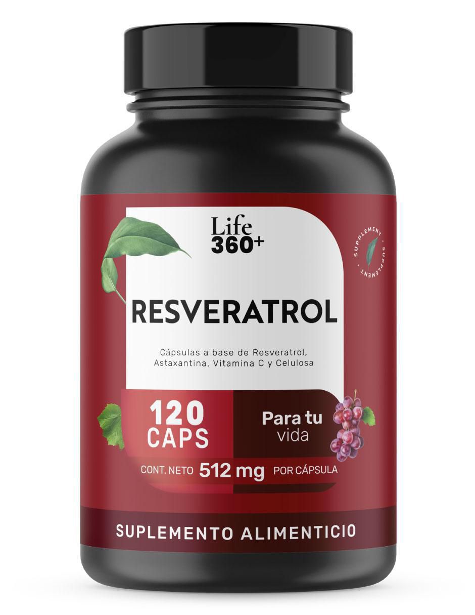 Resveratrol con astaxantina de 120 cápsulas