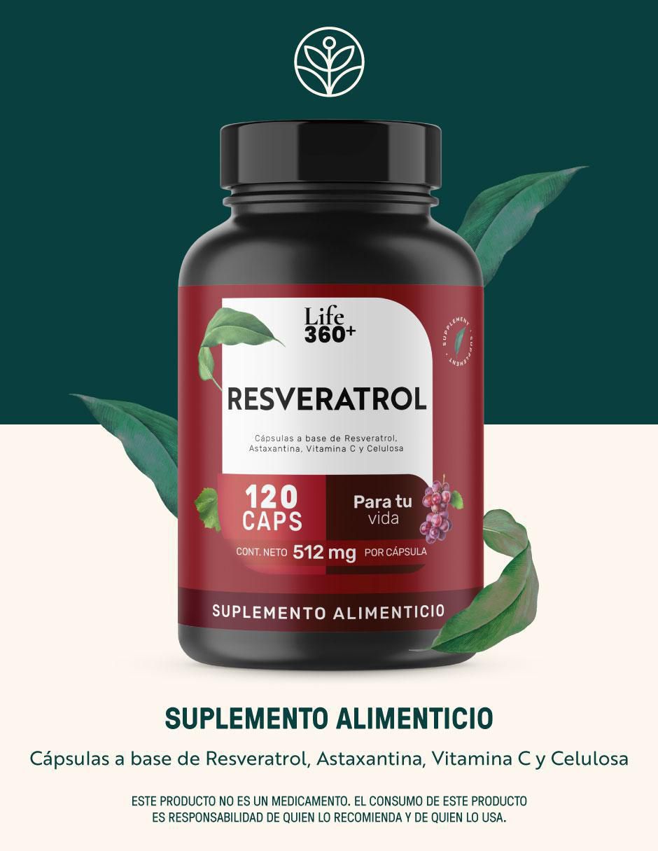 Resveratrol con astaxantina de 120 cápsulas 2