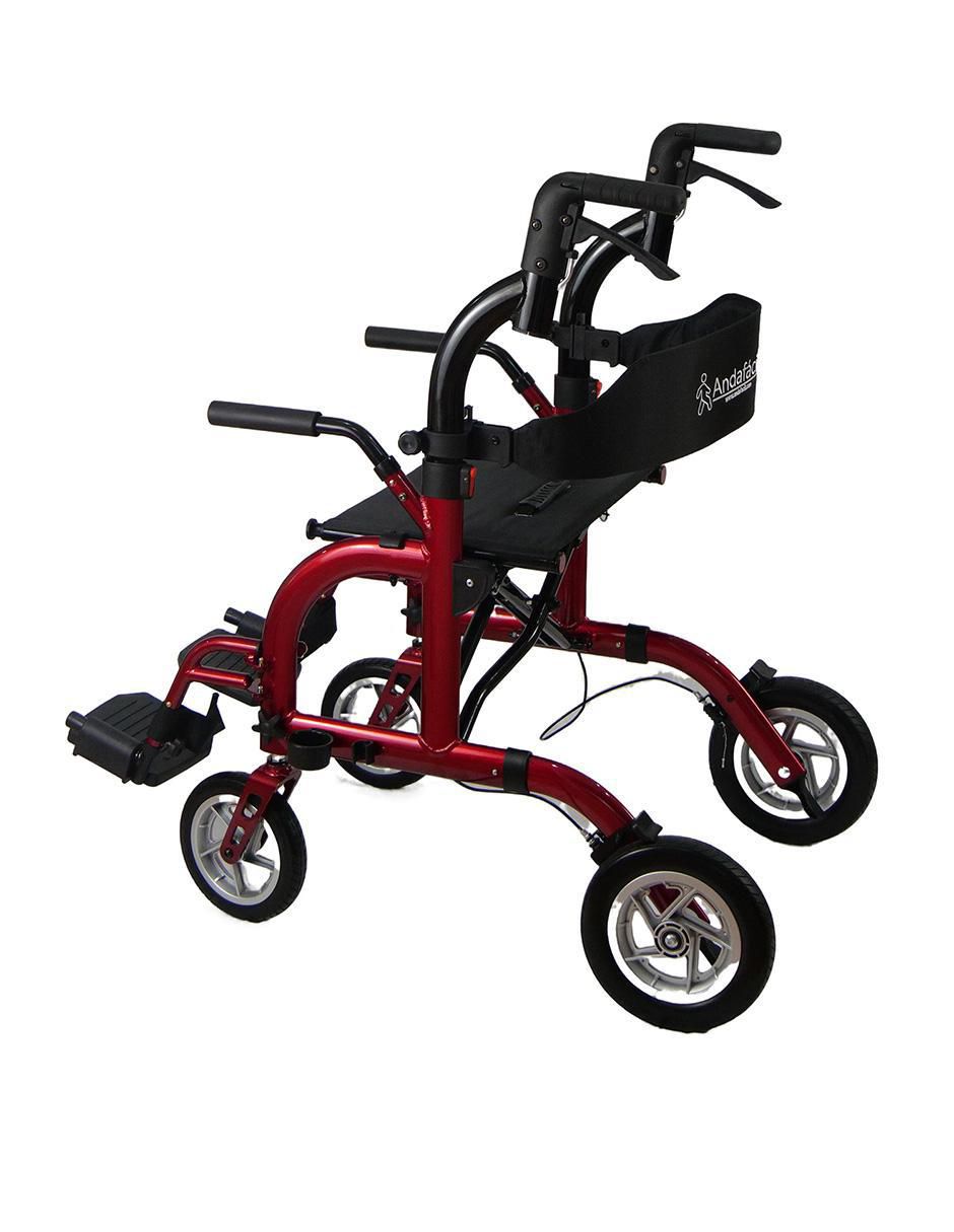 Andadera Rollator 2 en 1 portátil 2