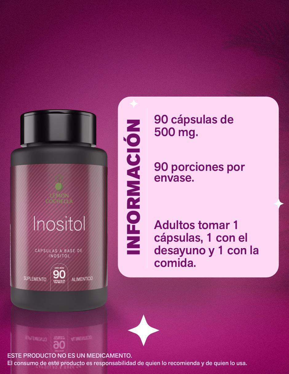Inositol de 90 cápsulas 4