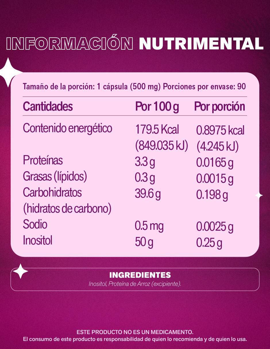 Inositol de 90 cápsulas 5