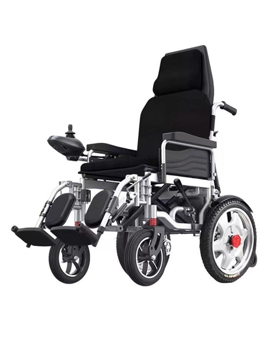 Silla de ruedas eléctrica plegable rinde 18 km hasta 140 kg Silla de ruedas eléctrica plegable rinde 18 km hasta 140 kg
