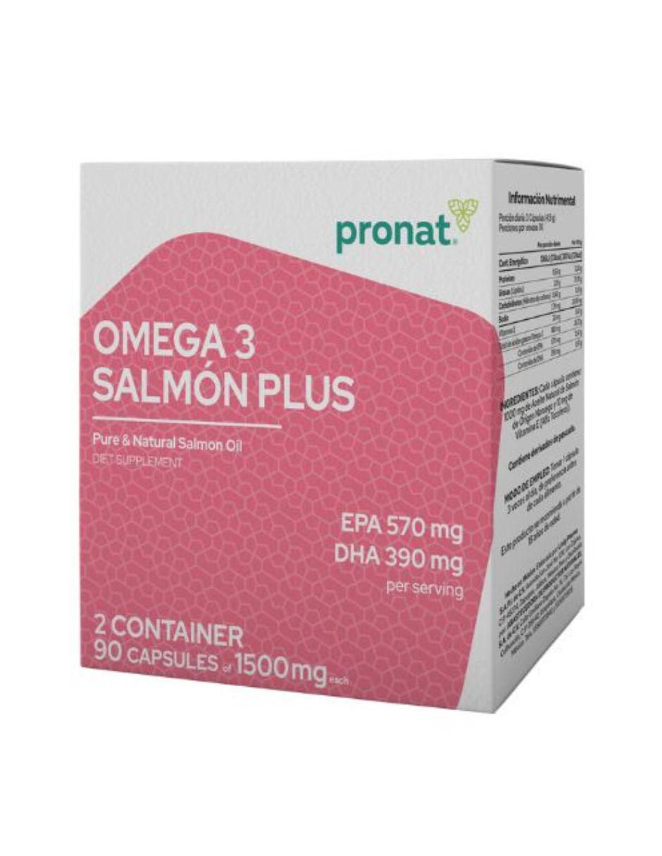 Set de suplementos alimenticios de Omega 3 salmón plus dúo y resveratol con antioxidante con DHA, EPA y vitamina E 6
