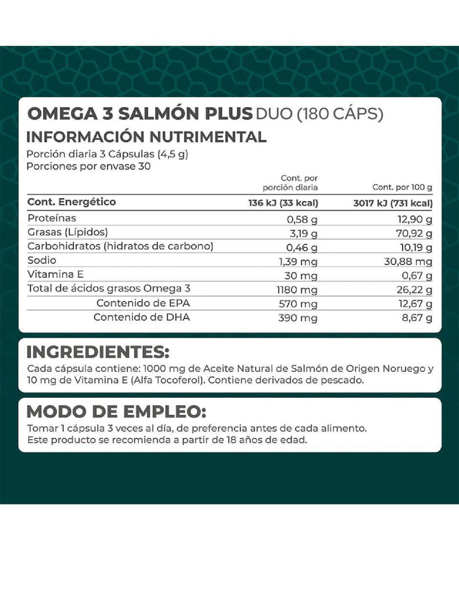 Set de suplementos alimenticios de Omega 3 salmón plus dúo y glucosamina & colágeno tipo II con DHA, EPA y vitamina E de diferentes sabores 5