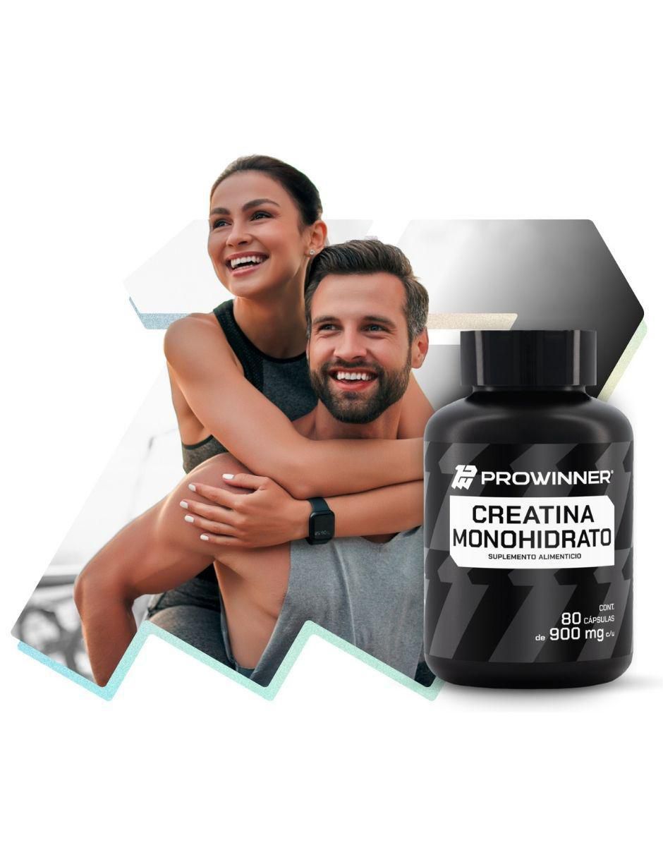 Set de suplementos de creatina 100 en polvo y creatina monohidrato 7