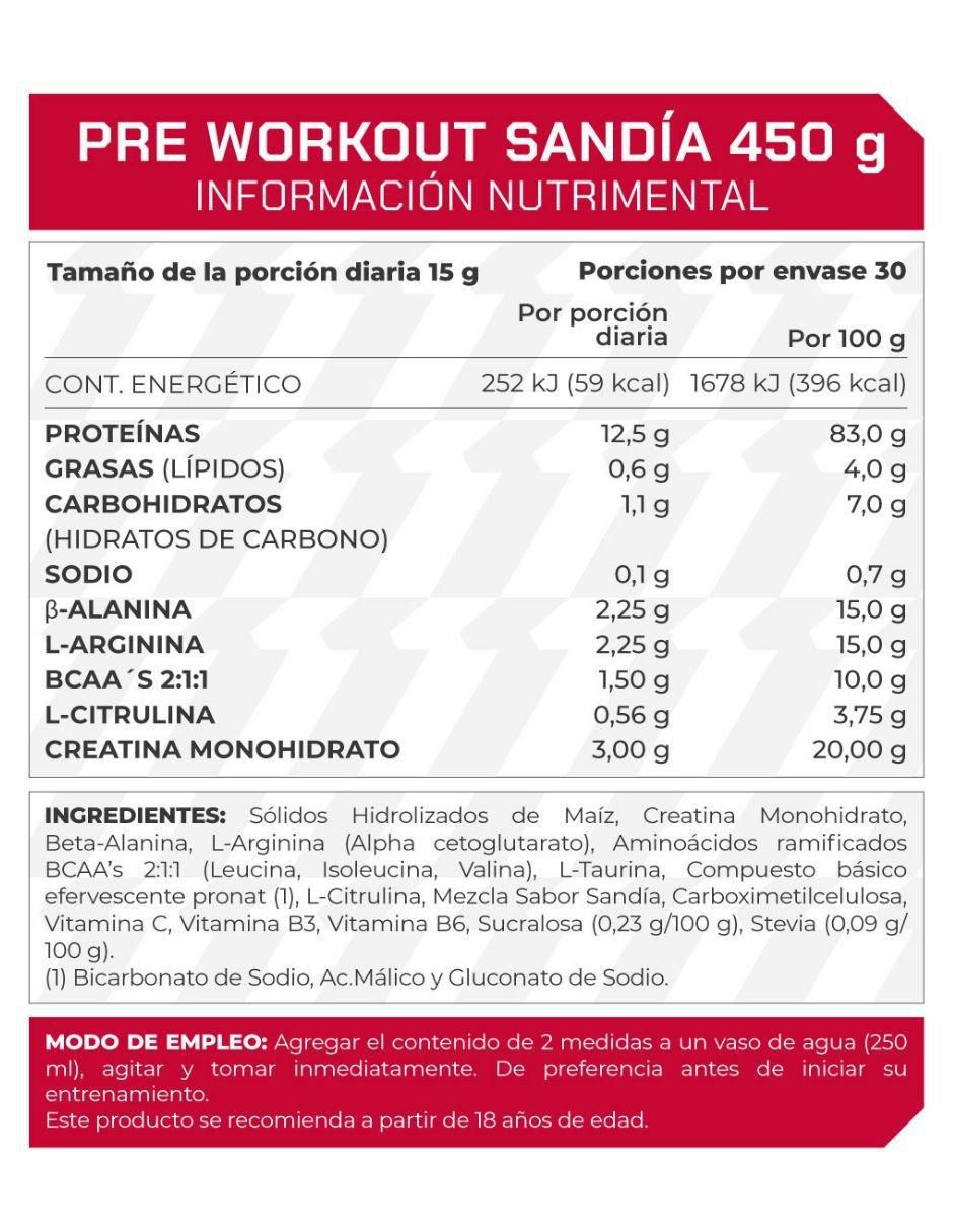 Set de suplementos de preworkout sandia y amino 2000 bcaa 5