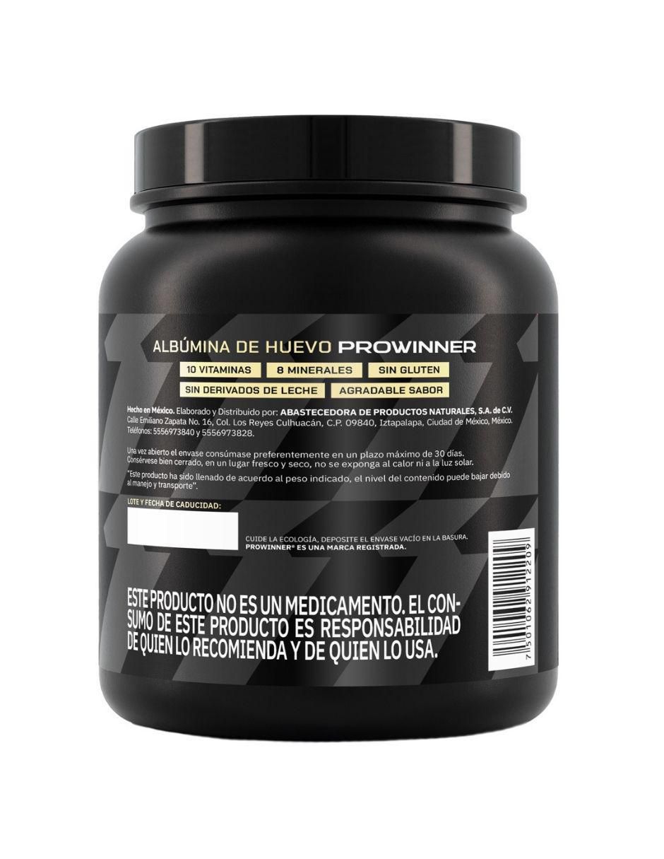 Set de suplementos alimenticios de albúmina de huevo y creatina monohidrato 3