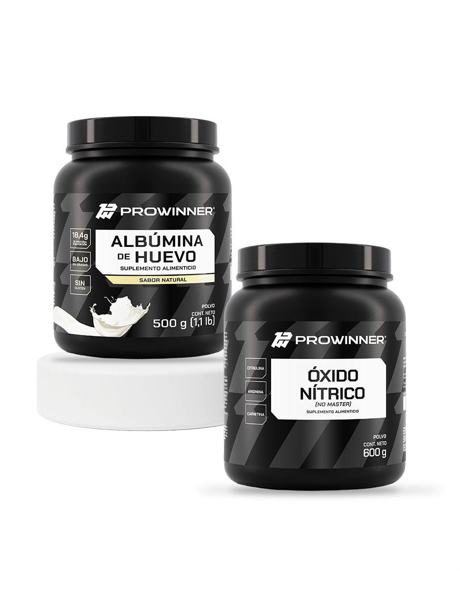Set de suplementos alimenticios Albúmina de Huevo y Óxido Nítrico Set de suplementos alimenticios Albúmina de Huevo y Óxido Nítrico