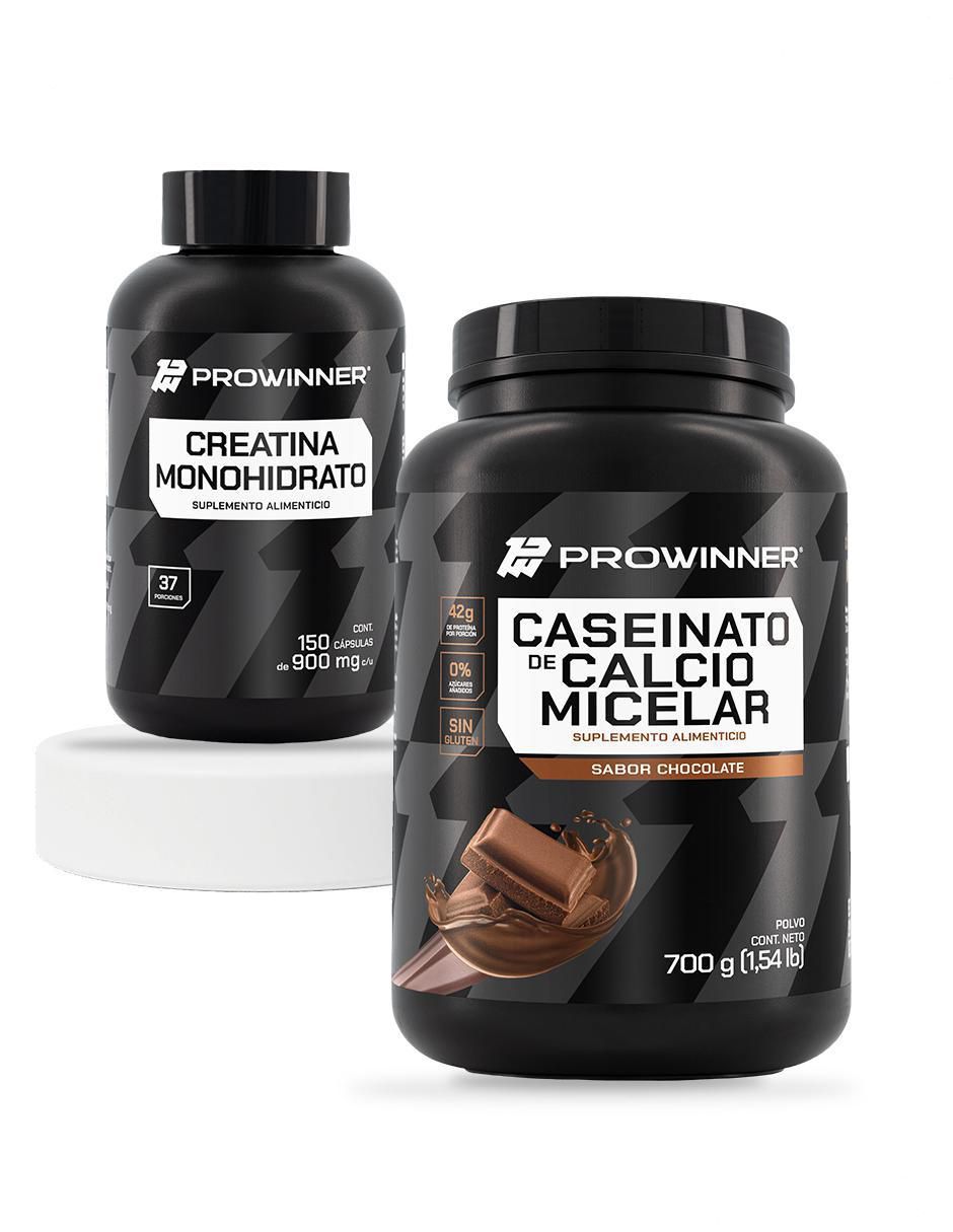 Set de suplementos alimenticios Creatina Monohidrato y Caseinato de Calcio Micelar Set de suplementos alimenticios Creatina Monohidrato y Caseinato de Calcio Micelar