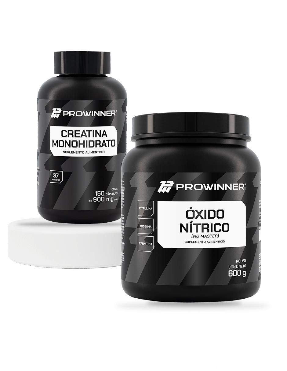 Set de suplementos alimenticios de creatina monohidrato y óxido nítrico no master Set de suplementos alimenticios de creatina monohidrato y óxido nítrico no master