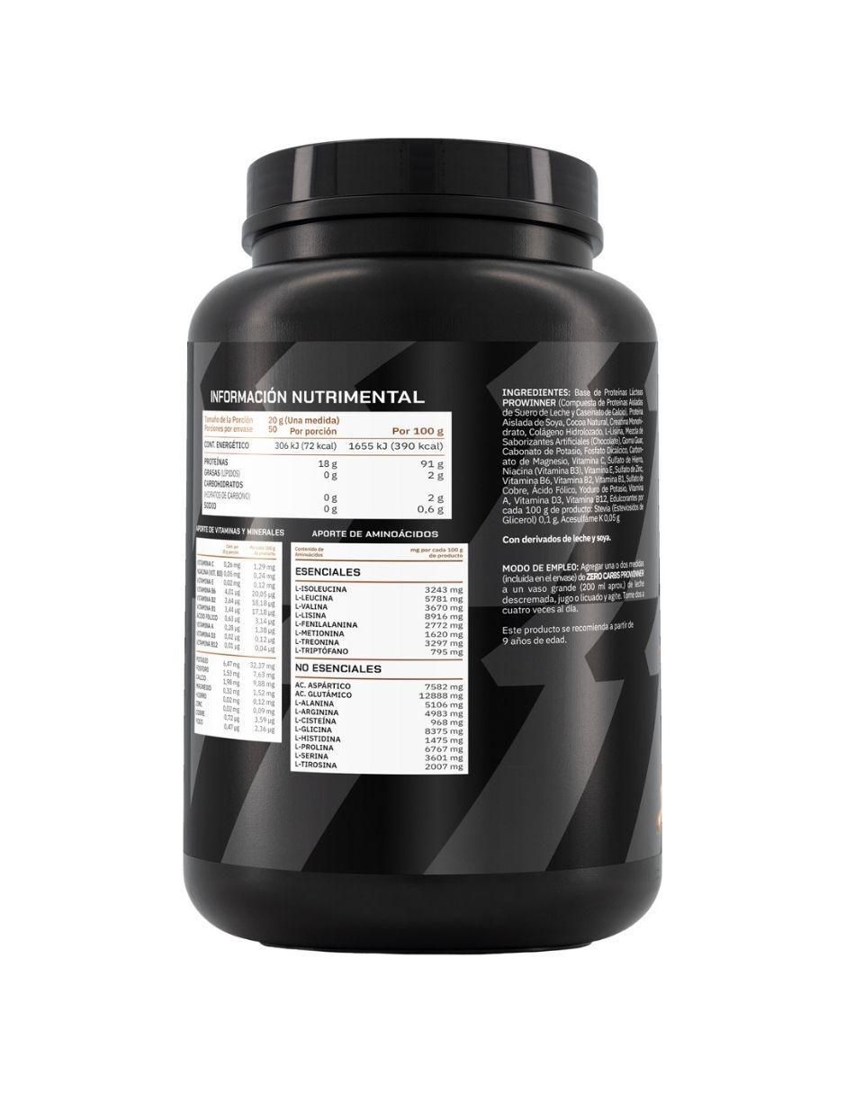 Set de suplementos alimenticios de hmb y zero carbs chocolate 10