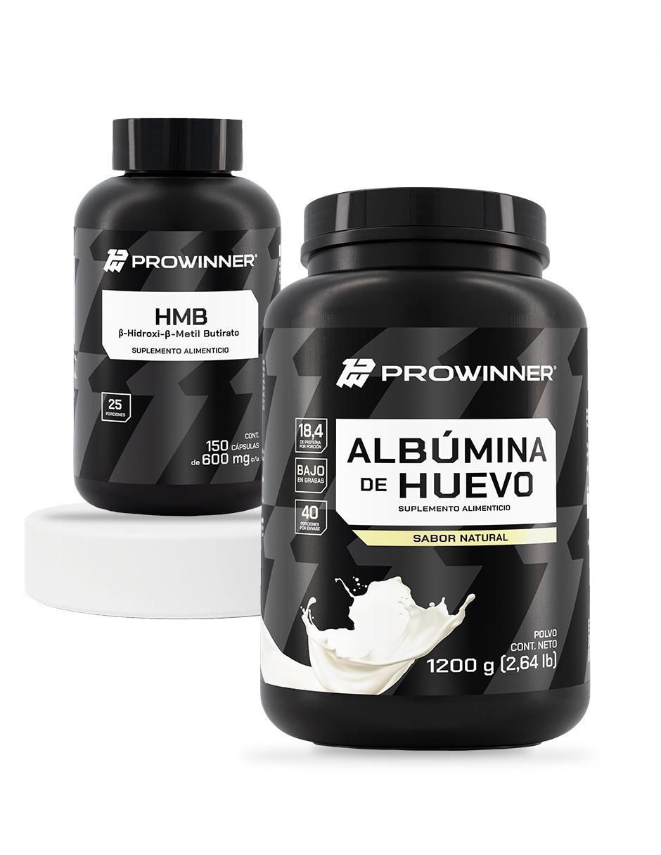 Set de suplementos de HMB y Albúmina de Huevo