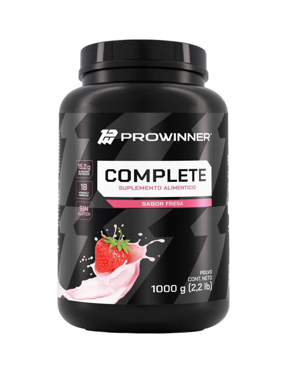 Set de suplementos alimenticios de hmb y complete fresa 8
